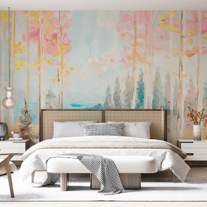 Tapeta pastel | Les a jezero