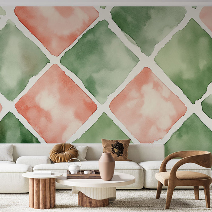 Tapeta pastel | Styl staré dlaždice