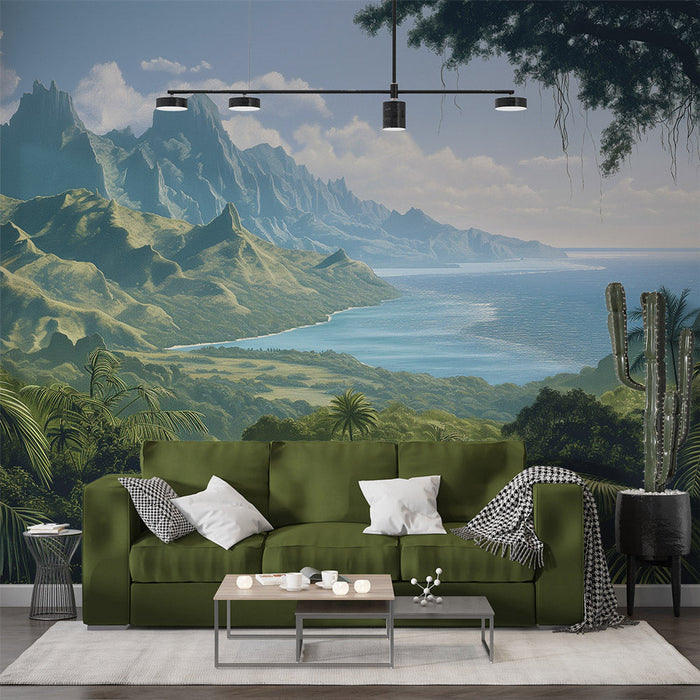 Landscape Mural Wallpaper | Wild Island