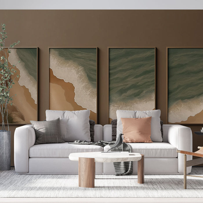 Παραθαλάσσια Ταπετσαρία | Μια συναρπαστική θέα της θάλασσας και της άμμου