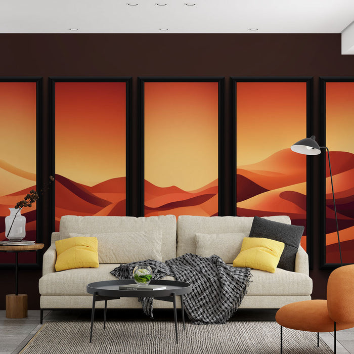 Tapete пейзаж от дюни | Провокирайте топлината и мистерията на пустинните пейзажи