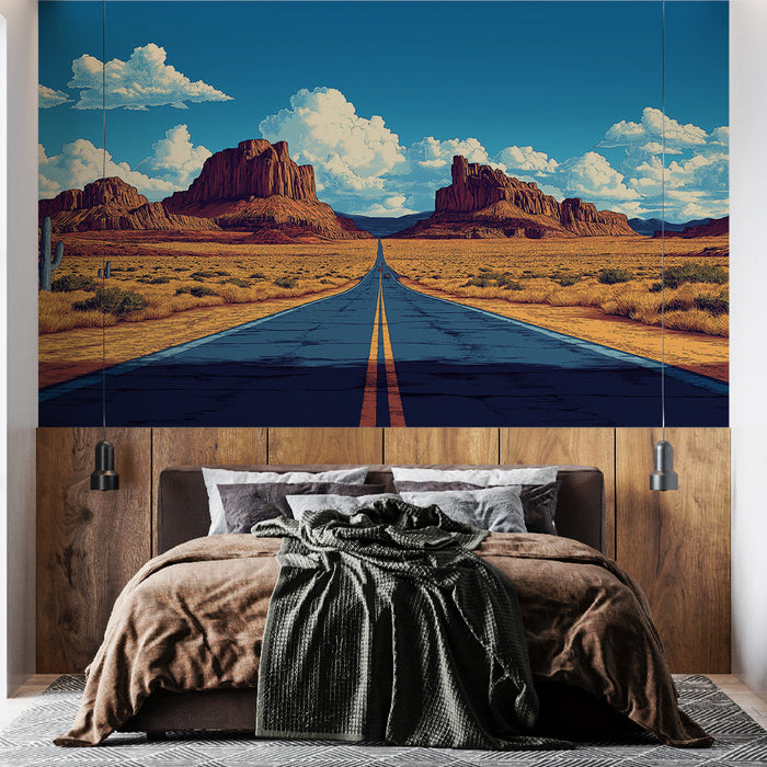 Tapetti aavikkomaisema | Maisemareitti punaisten kalliomuodostelmien läpi