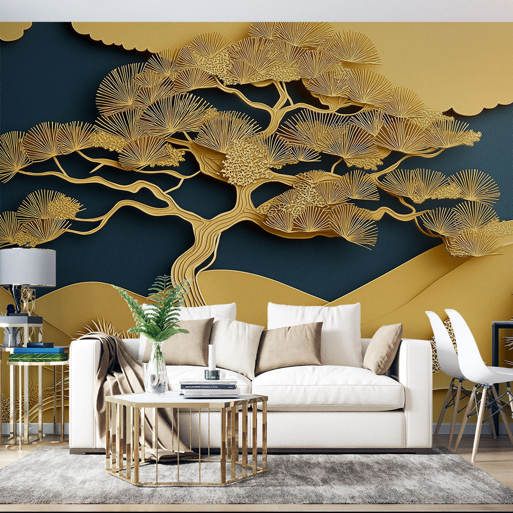 papel-pintado-paisaje-dorado-rbol-estilizado-y-relieves-dorados-nat