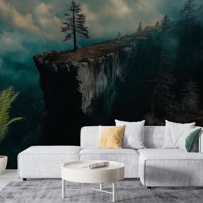 Tapeta s horskou krajinou | Majestátní útesy a přírodní samota