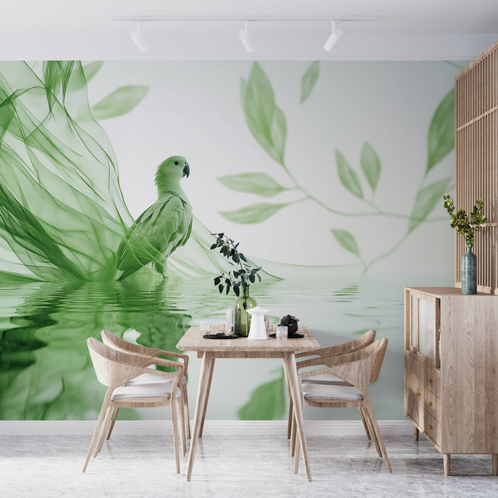 Tapeta Papiga | Poetično zeleno vzdušje