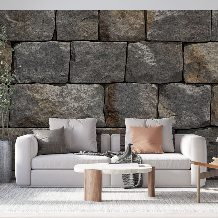 Muralna tapeta kamen | Vzorec stene iz naravnega kamna