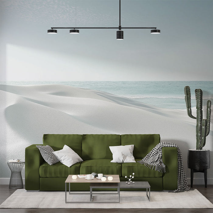 Mural Wallpaper beach | White sand and tranquil ocean