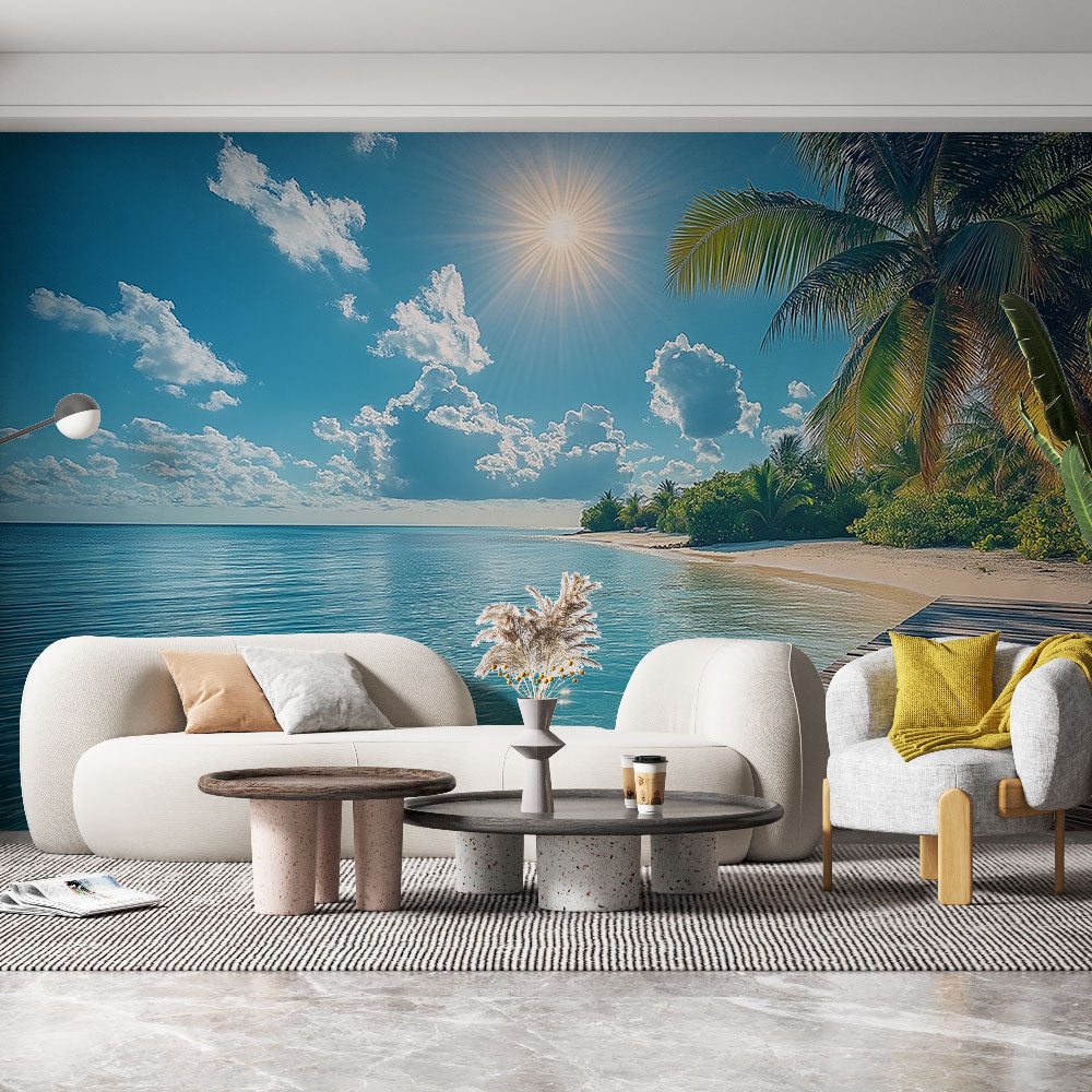 Fototapet tropisk strand | Flykt ved vannet — WonderMural, image size:1000x1000