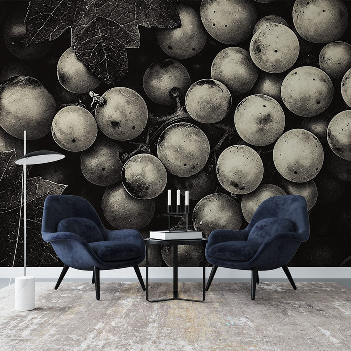 Mural Wallpaper viinamarjad | Vintage ja elegantne muster