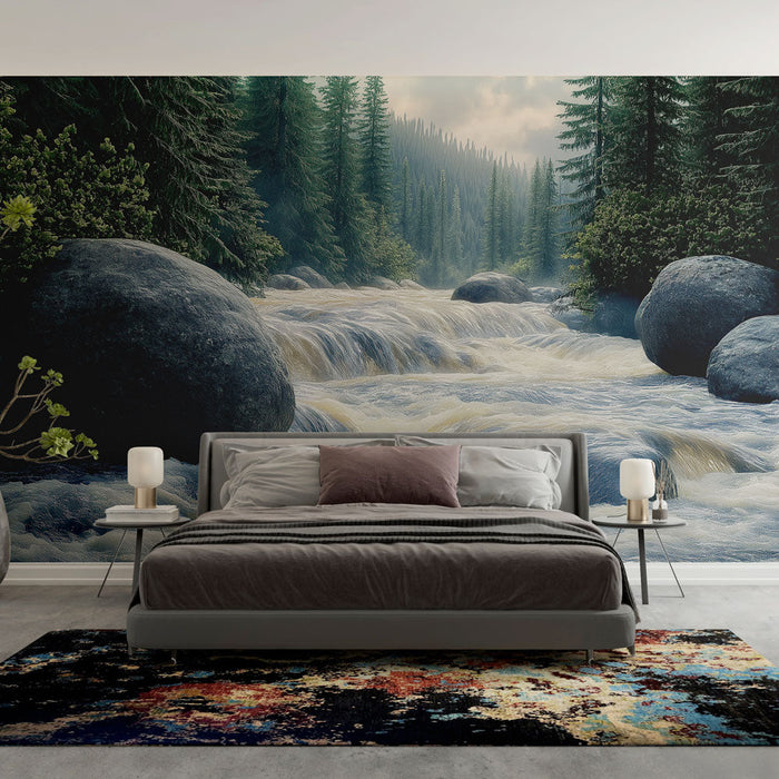 Fototapet nehir | Bu muhteşem nehir deseniyle doğanın fısıltısını dinleyin