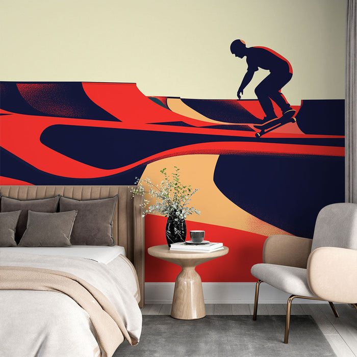 Seinatapeet rula | Rulataja tegevuses stiliseeritud maastikul