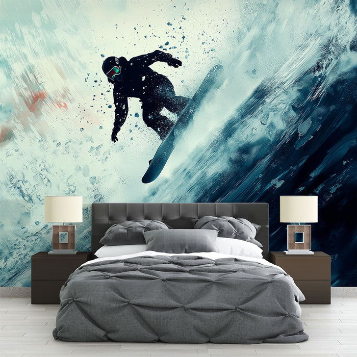 Foto Behang snowboard | Off-piste