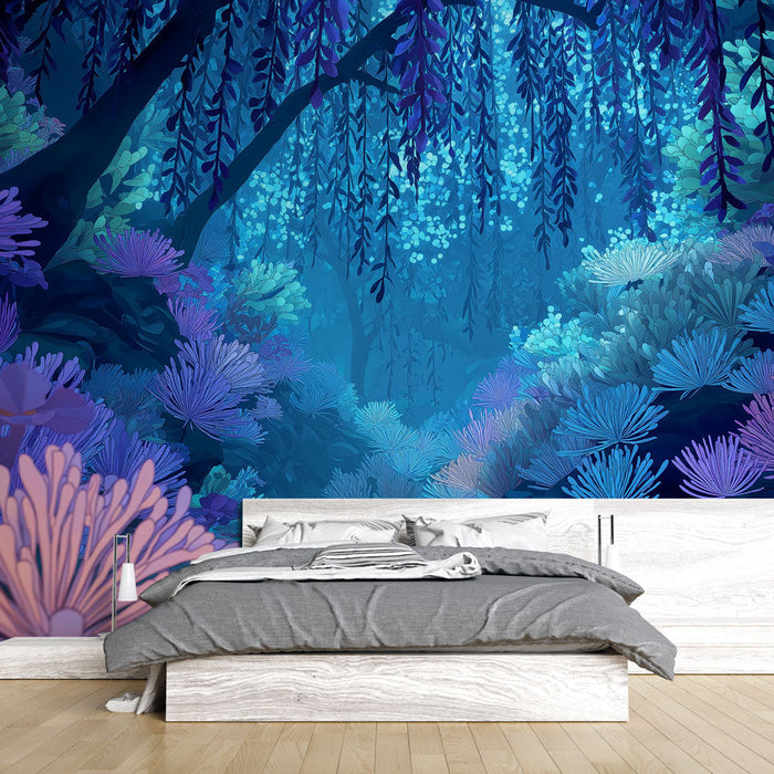 Underwater Mural Wallpaper | A magical marine world in colorful shades

Подводен мурален тапет | Магически морски свят в цветни нюанси