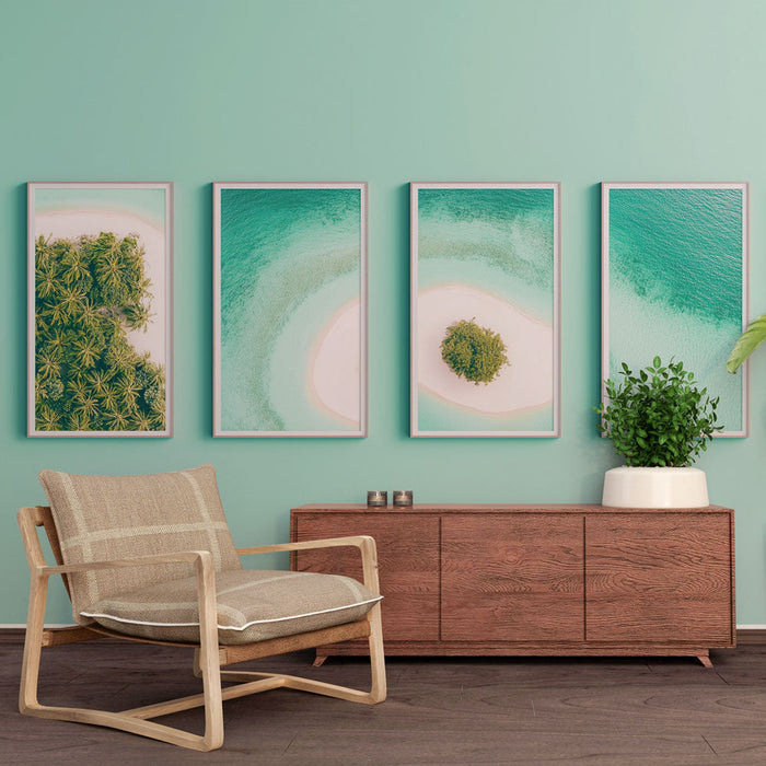 Tapete морски пейзаж имитация на пейзажна живопис | Залези и тюркоазени води