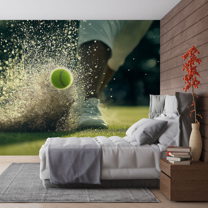 Tapeta Tenis Sport | Akcja Uchwycona na Polu