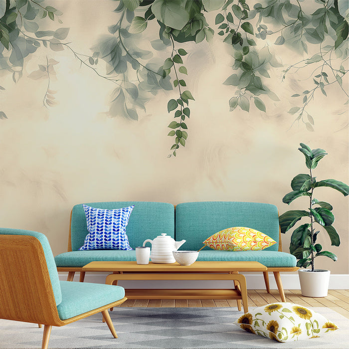 Fototapet κεφαλάρι | Βιντάζ φύλλα και μυστήριο