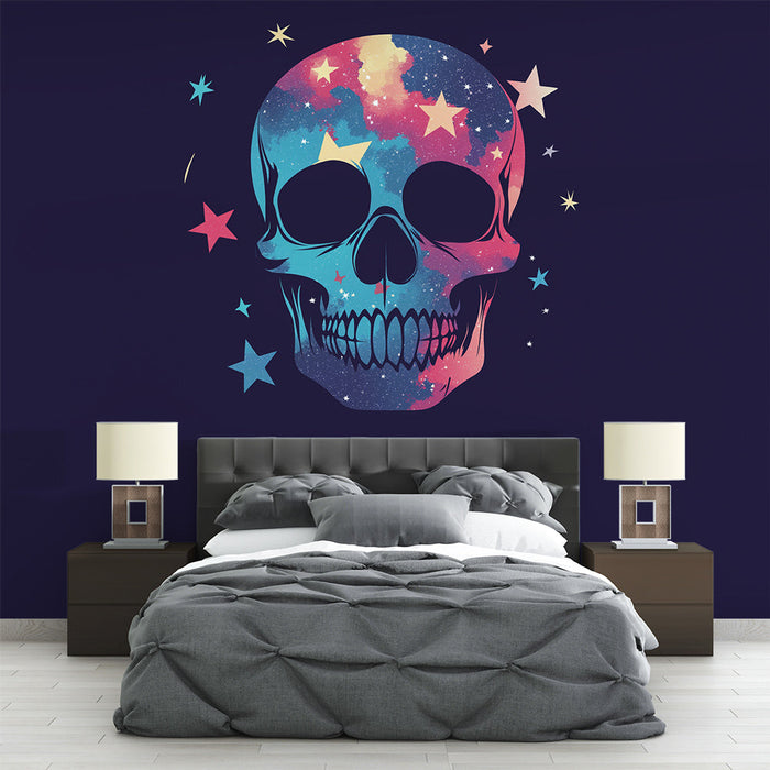 Muraaltapeet skull-head | Täht tähtedes