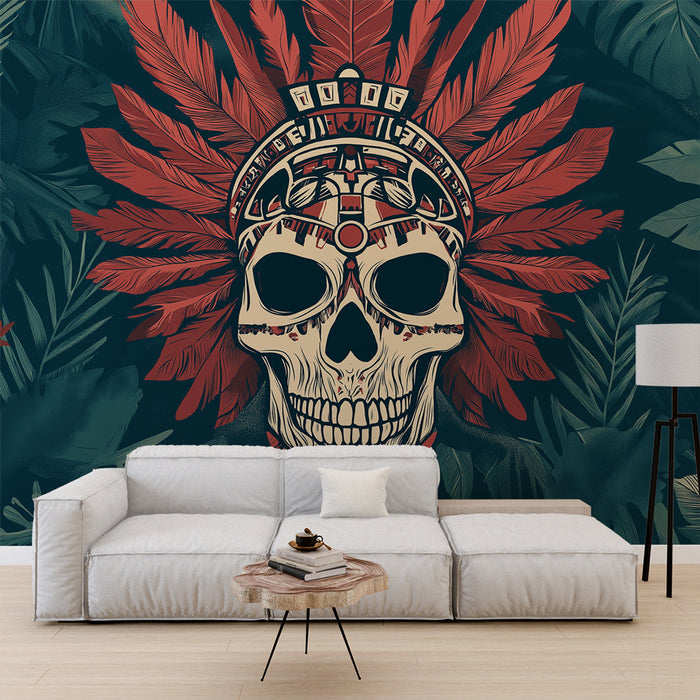 Tapeta tribalni lebka | Duchové džungle