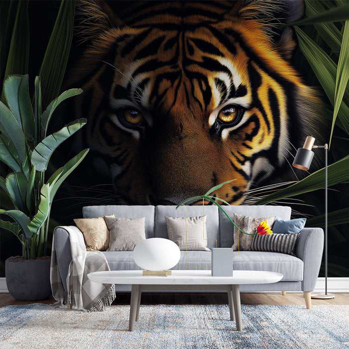 Fototapet tiger | Skjult i junglen