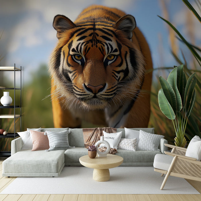 Papel de parede tigre | Um encontro passageiro