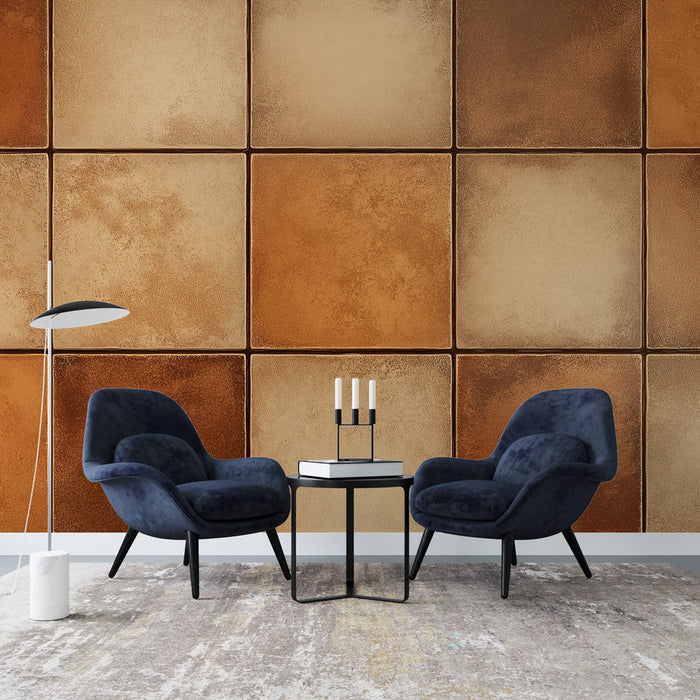 Ploščice stenske tapete | Gladek in starinski slog