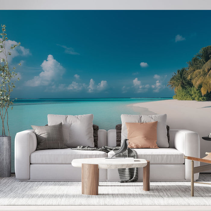 Tapeta tropska | Tirkizna voda i bijeli pijesak