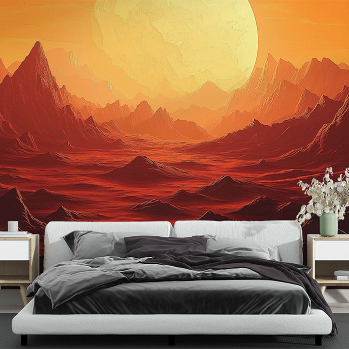 Universumi tapeet | Mäestik päikesevalguse all