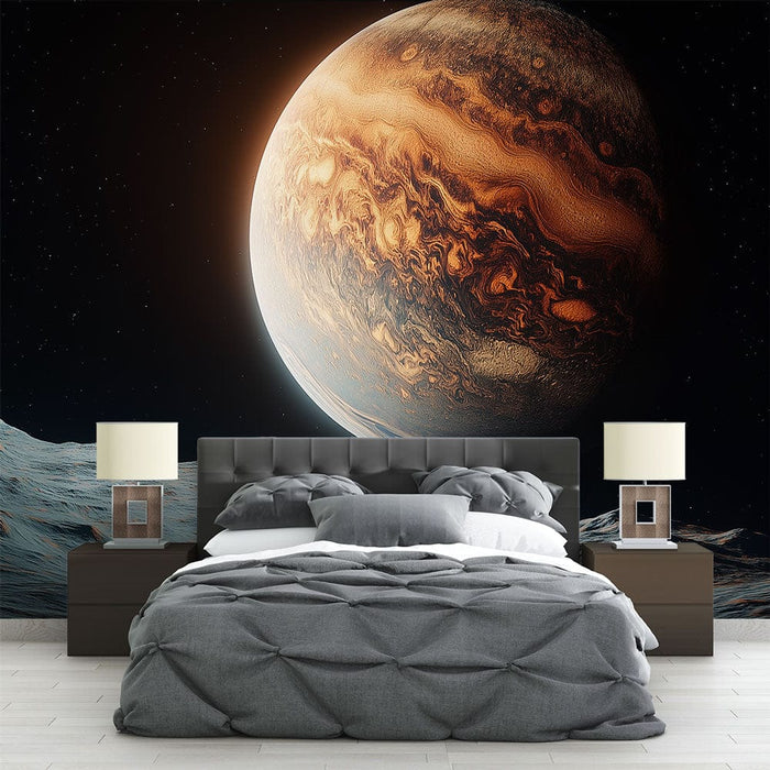 Universul Tapet | Vedere fantastică a unei planete majestuoase