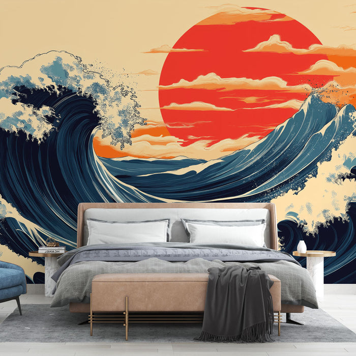 Valovi tapeta | Dinamični valovi pod sjajnim suncem