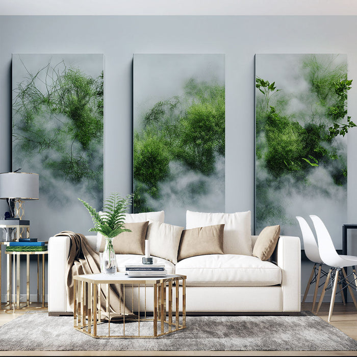 Tapete maglovita vegetacija | Buđeni krajolik u magli