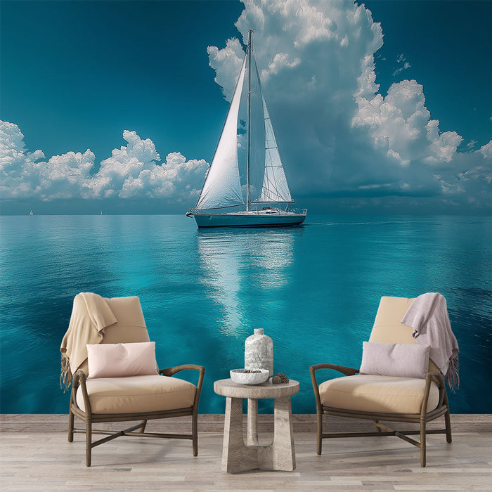 Fototapeet purjekas | Põgene vee äärde türkiissinistes toonides