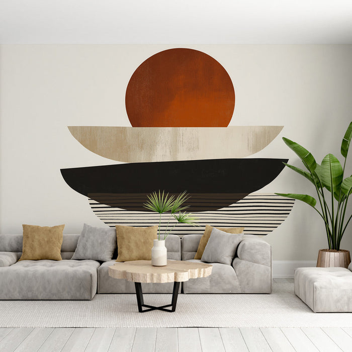 Foto Behang zen abstract | Allegorie van de zonsopgang