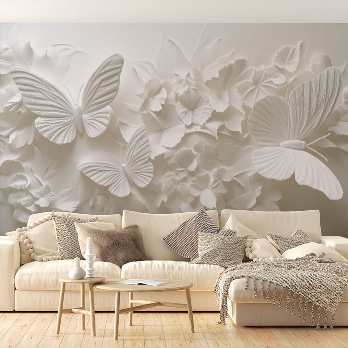 Fototapet kelebek | El yapımı kabartma tasarım