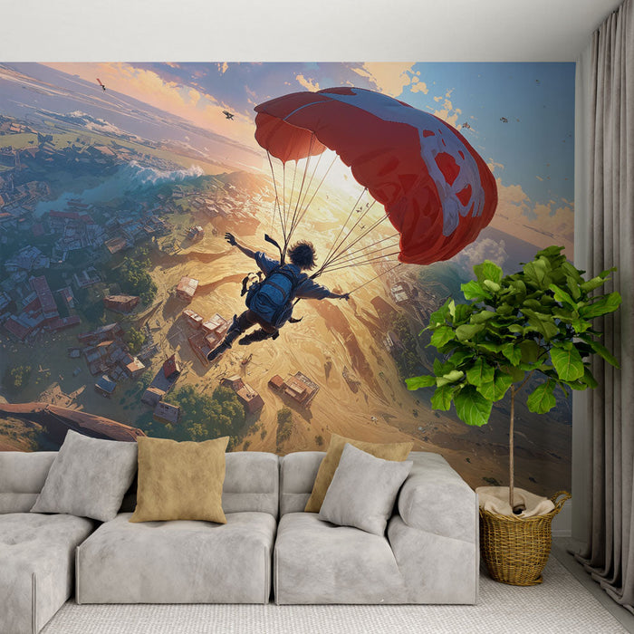 Papel pintado paracaidismo | Aventura aérea