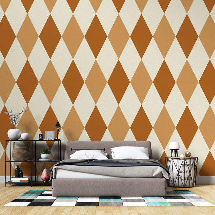 Fototapet elmaslar | Retro geometrik desen