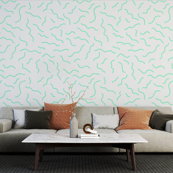 Mustritapet lainelised | Mintroheline muster valgel taustal