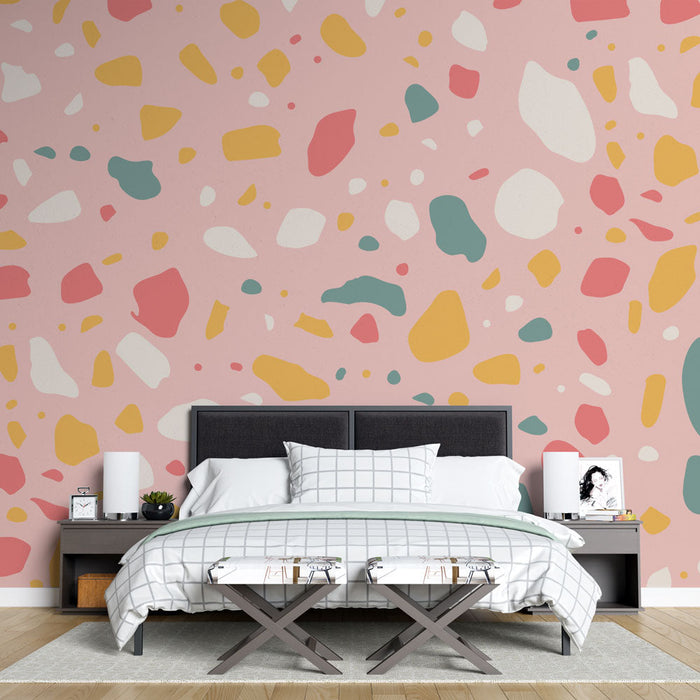 Mural Wallpaper terrazzo | Barvit in moderen vzorec