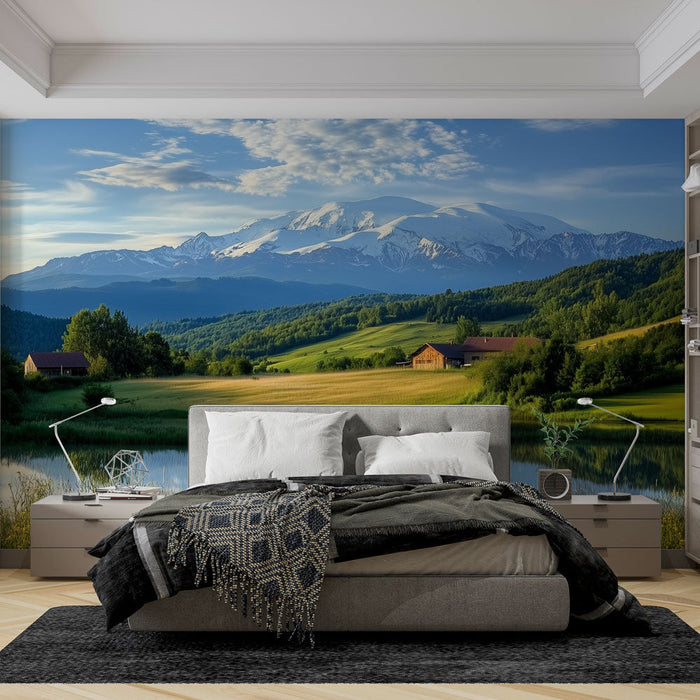 Mägiseinapilt mägi | Panoraamalpimaa maastik