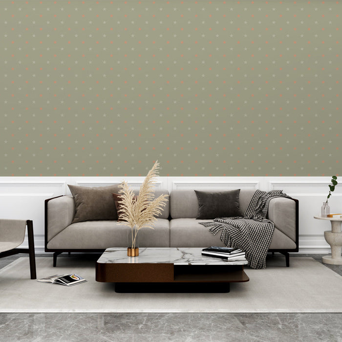 Tapetti stars | Beige and peach