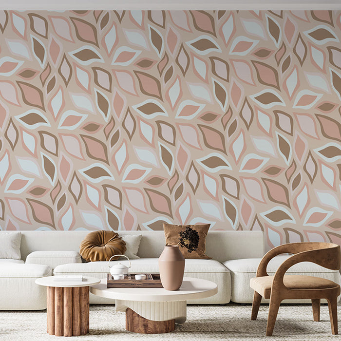 Tapeta s květinovým motivem | Jemný pastelový vzor