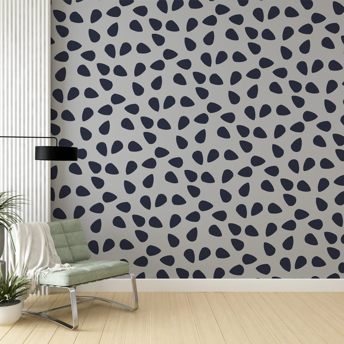 Mural Wallpaper tilgub | Must ja Valge Muster