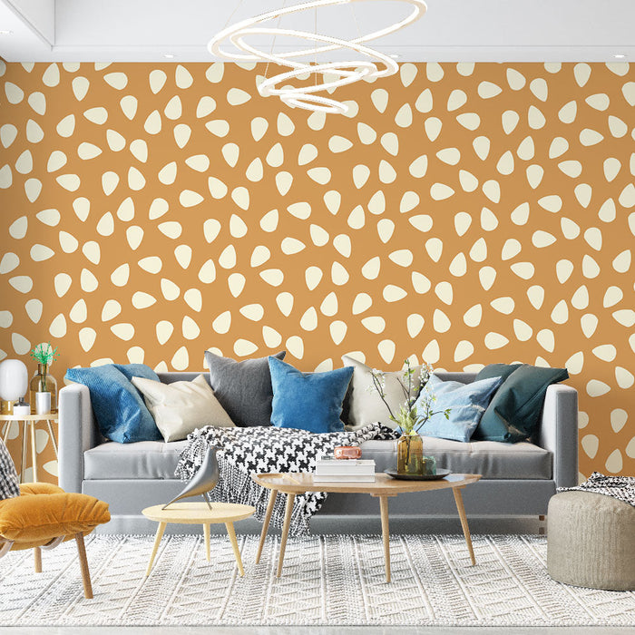 Mural Wallpaper drop patterns | Soojad ja looduslikud toonid