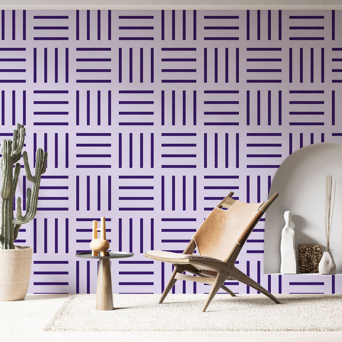 Carta da parati a strisce | Modello moderno ed elegante