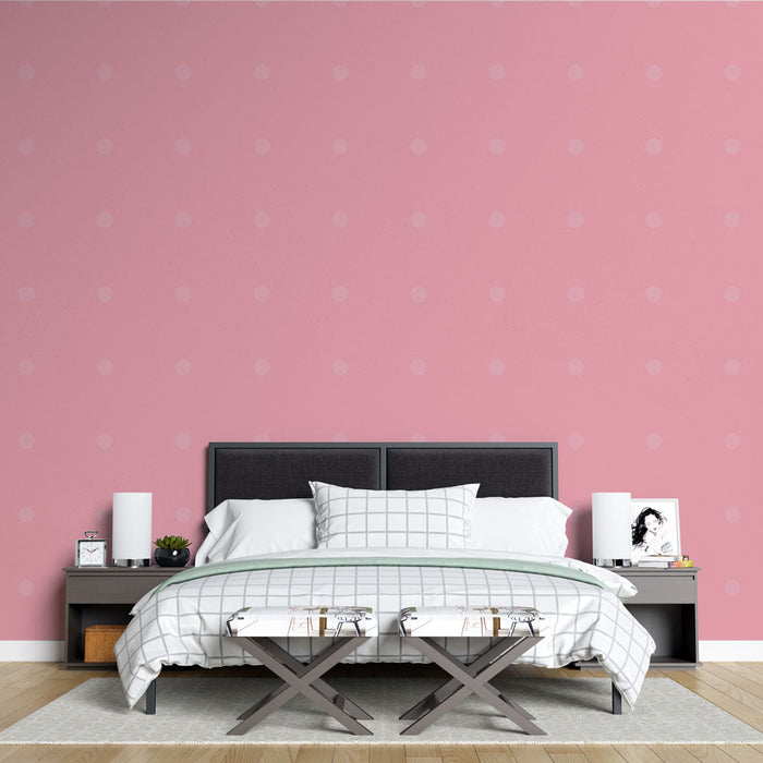Tapete pink dots | Weichheit und Eleganz