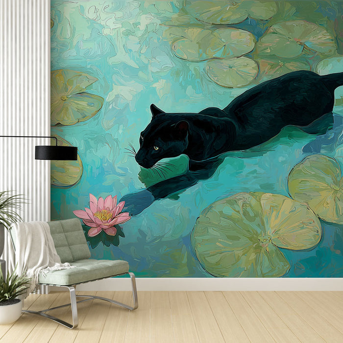 Tapete sa slikom pantere u lopočima