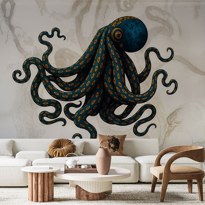 Tapete μουράλ χταποδιού | Τολμηρό και πολύχρωμο σχέδιο