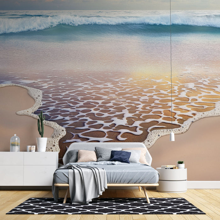 Tapetti ocean | Foam and beach