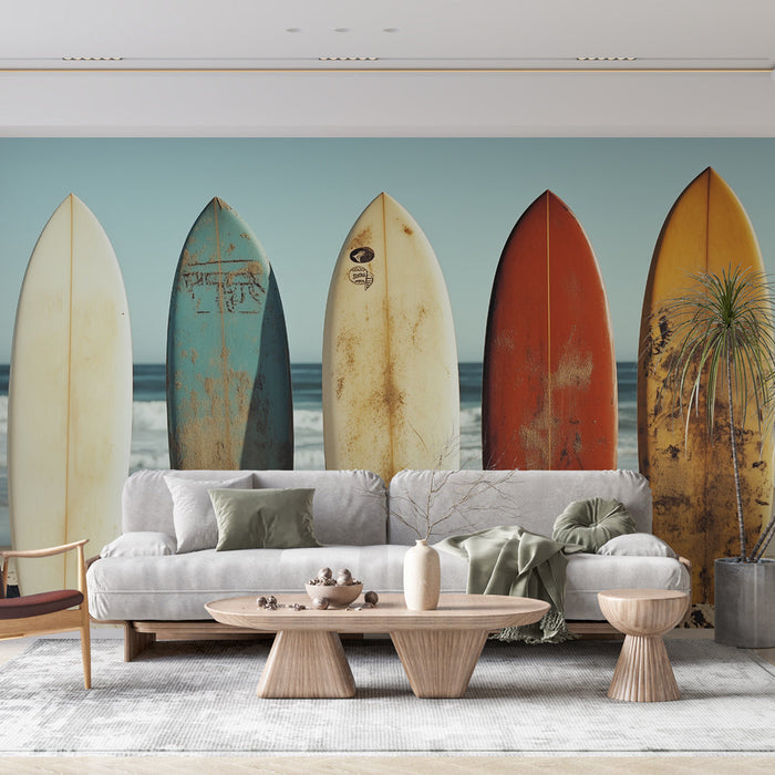 Mural tapete surf daske | Plažni ugođaj