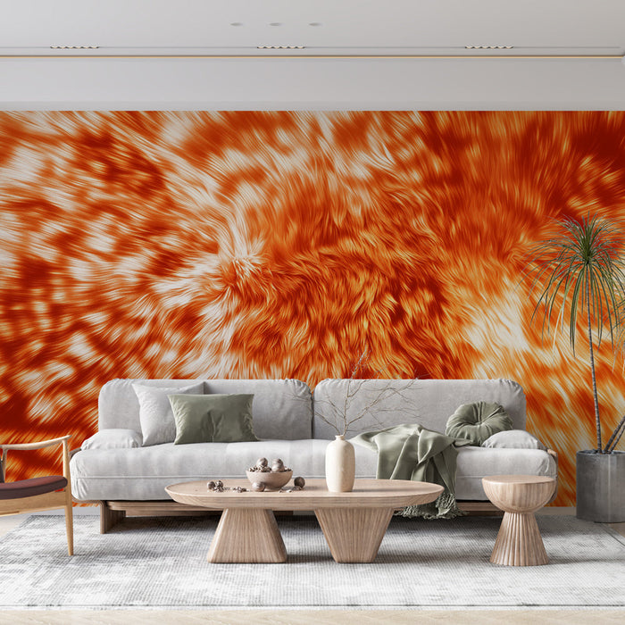 Tekstuuri tapetti | Oranssi turkisvaikutus