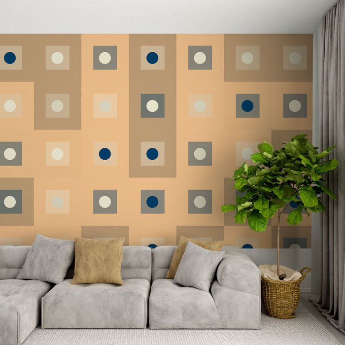 Pilditapet | Retrodisain ruudukujuliste mustritega